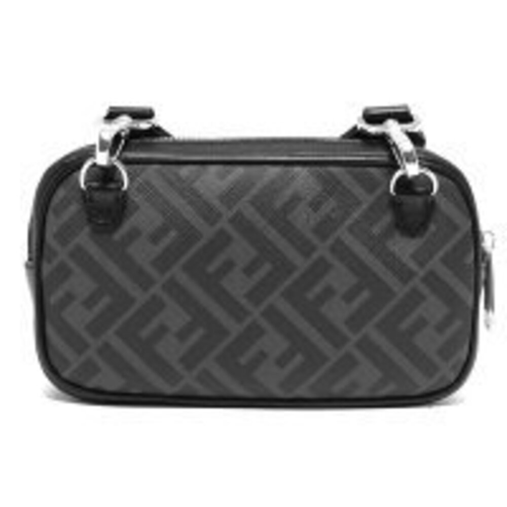 Fendi Cam Camera Bag Zucca Black Palladio Shoulder Body - Picture 3 of 6
